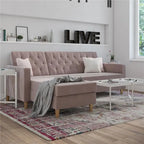 CosmoLiving by Cosmopolitan Liberty Sectional Futon with Storage