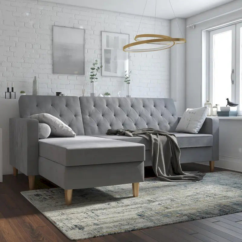 CosmoLiving by Cosmopolitan Liberty Sectional Futon with Storage