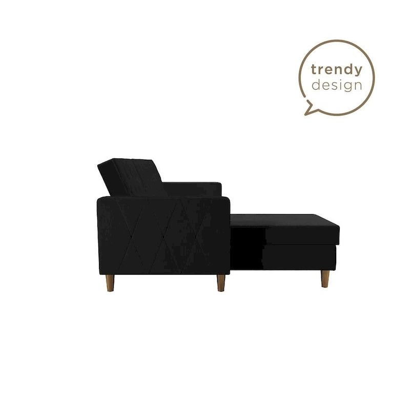 CosmoLiving by Cosmopolitan Liberty Sectional Futon with Storage