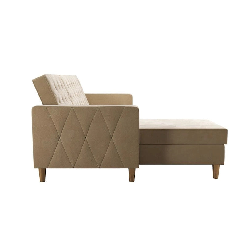 CosmoLiving by Cosmopolitan Liberty Sectional Futon with Storage