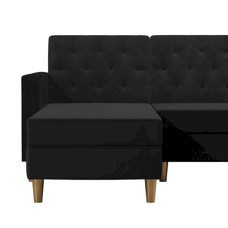 CosmoLiving by Cosmopolitan Liberty Sectional Futon with Storage