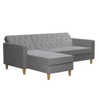 CosmoLiving by Cosmopolitan Liberty Sectional Futon with Storage