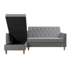 CosmoLiving by Cosmopolitan Liberty Sectional Futon with Storage