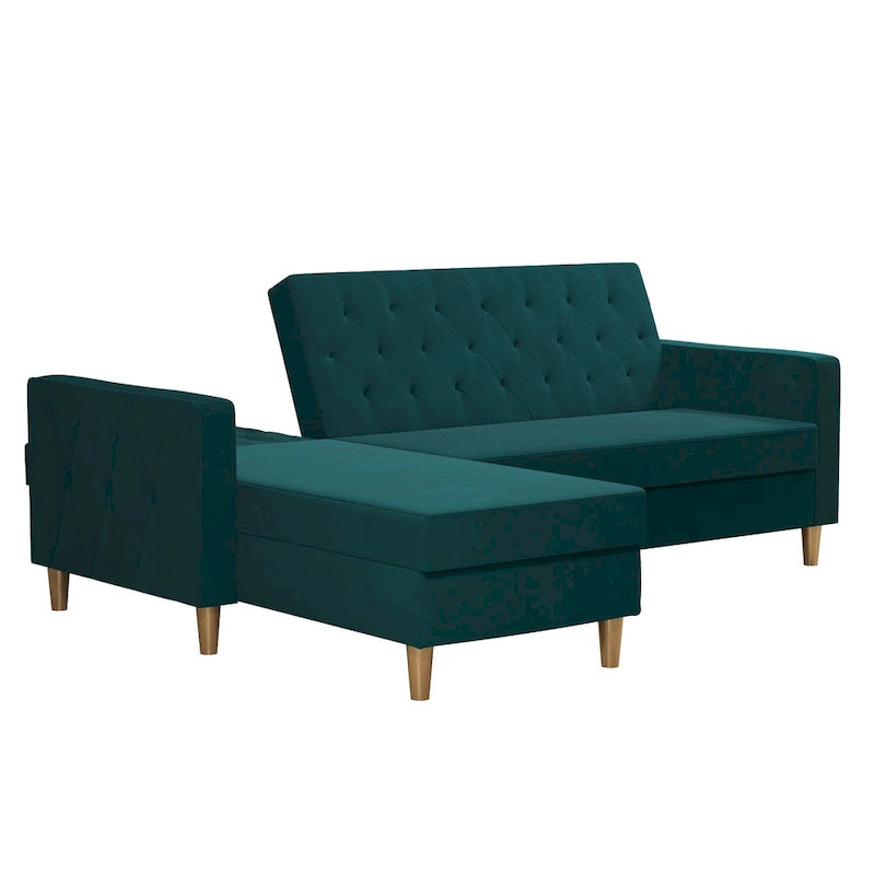 CosmoLiving by Cosmopolitan Liberty Sectional Futon with Storage