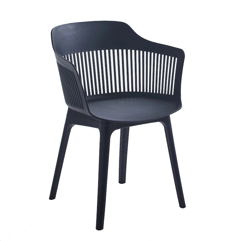 Porthos Home Palmer Dining Chairs Set of 2, Plastic Shell And Legs