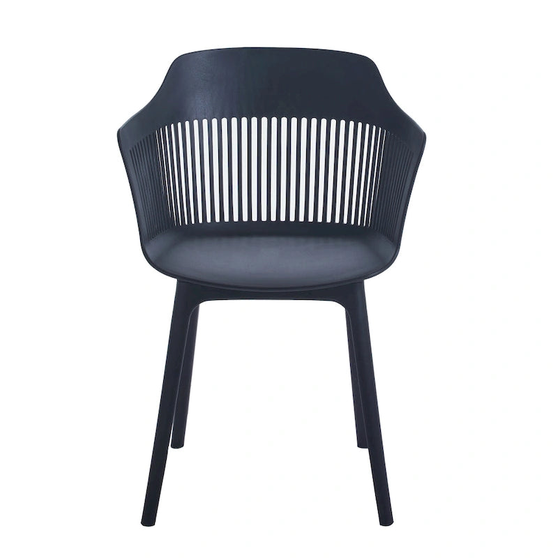 Porthos Home Palmer Dining Chairs Set of 2, Plastic Shell And Legs