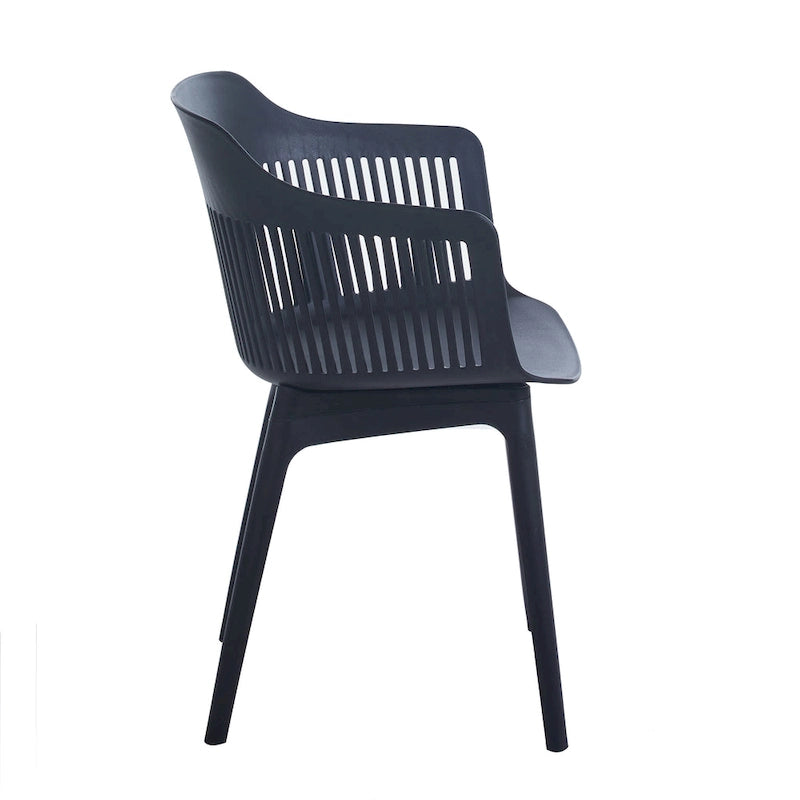 Porthos Home Palmer Dining Chairs Set of 2, Plastic Shell And Legs