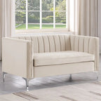 Morden Fort Living Room Furniture Sets Couches for Living Room, Chair, Couch and Sofa 3 Pieces, Fabric, Dutch Velvet