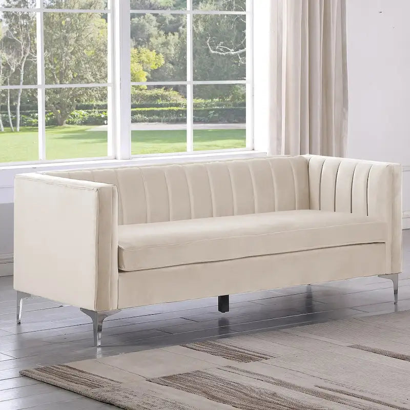 Morden Fort Living Room Furniture Sets Couches for Living Room, Chair, Couch and Sofa 3 Pieces, Fabric, Dutch Velvet