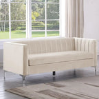 Morden Fort Living Room Furniture Sets Couches for Living Room, Chair, Couch and Sofa 3 Pieces, Fabric, Dutch Velvet
