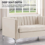 Morden Fort Living Room Furniture Sets Couches for Living Room, Chair, Couch and Sofa 3 Pieces, Fabric, Dutch Velvet