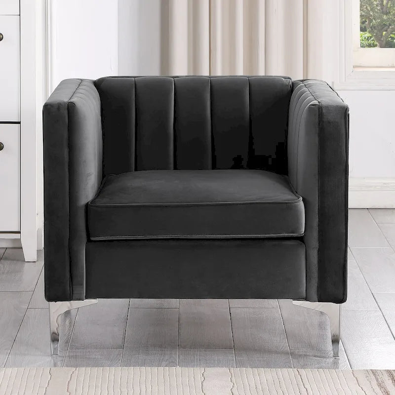 Morden Fort Living Room Furniture Sets Couches for Living Room, Chair, Couch and Sofa 3 Pieces, Fabric, Dutch Velvet