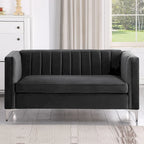 Morden Fort Living Room Furniture Sets Couches for Living Room, Chair, Couch and Sofa 3 Pieces, Fabric, Dutch Velvet