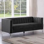 Morden Fort Living Room Furniture Sets Couches for Living Room, Chair, Couch and Sofa 3 Pieces, Fabric, Dutch Velvet