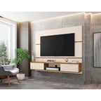 Vernon Mid Century Modern Wood 62.99 In. Floating Living Room Entertainment Furniture