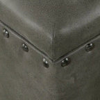 HomePop Storage Bench with Nail head Trim