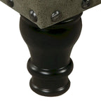 HomePop Storage Bench with Nail head Trim