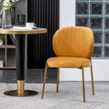 Roundhill Furniture Amoa Contemporary Velvet Upholstery Dining Chair
