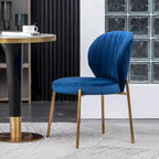 Roundhill Furniture Amoa Contemporary Velvet Upholstery Dining Chair
