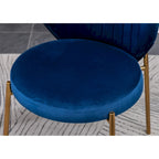 Roundhill Furniture Amoa Contemporary Velvet Upholstery Dining Chair