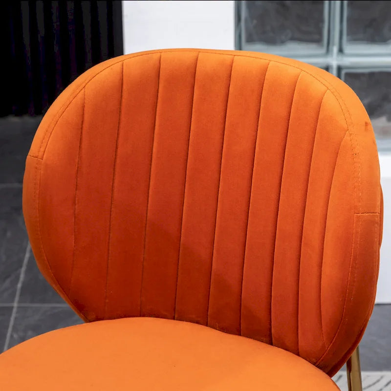 Roundhill Furniture Amoa Contemporary Velvet Upholstery Dining Chair