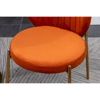 Roundhill Furniture Amoa Contemporary Velvet Upholstery Dining Chair