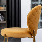 Roundhill Furniture Amoa Contemporary Velvet Upholstery Dining Chair