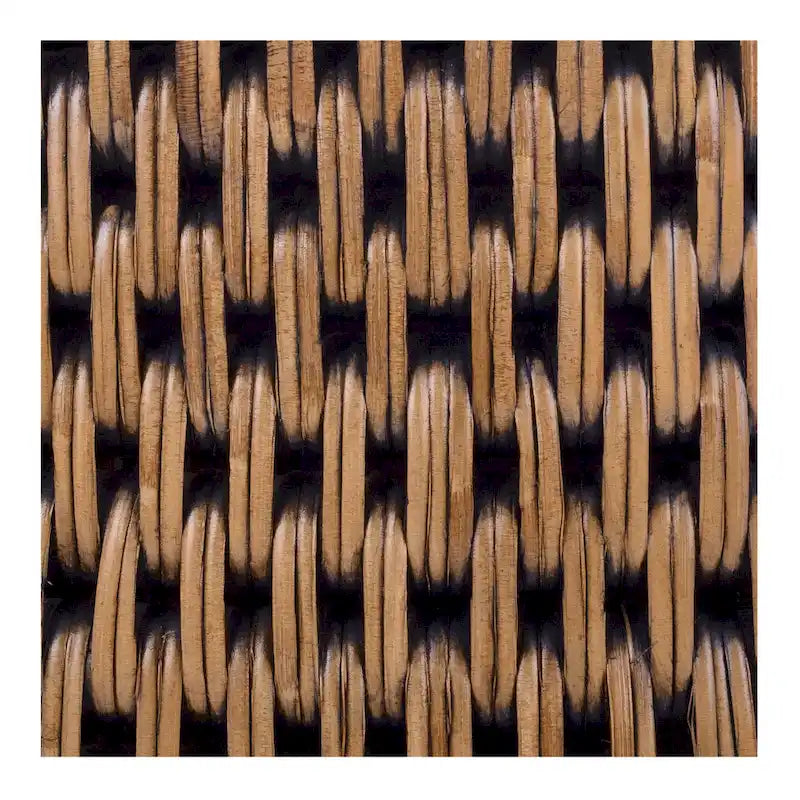 Kamari Rattan Coffee Table & Side/End Table w/ Wood Top