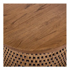 Kamari Rattan Coffee Table & Side/End Table w/ Wood Top