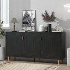 70 inch Width Console Table with Adjustable Shelves