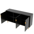 70 inch Width Console Table with Adjustable Shelves