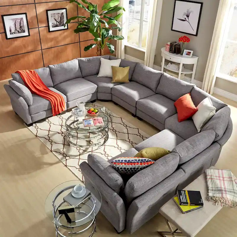 Nova Round Glass Top Vortex Iron Base Accent Table by iNSPIRE Q Bold