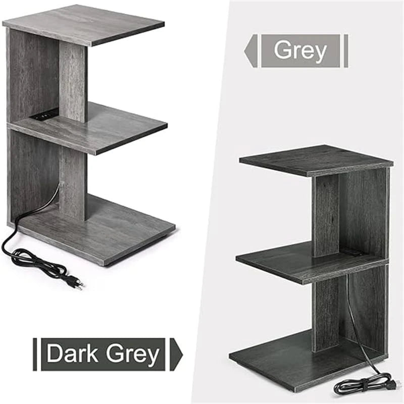 Table with USB Ports and Outlets