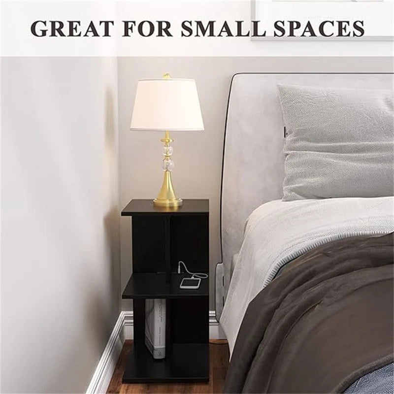 Table with USB Ports and Outlets