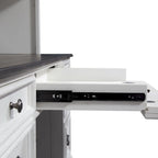 Allyson Park Wirebrushed White Charcoal Desk