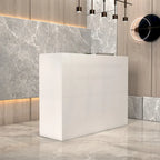 3-Drawer Reception Desk Reception Table Computer Writing Desk Working