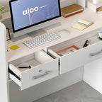 3-Drawer Reception Desk Reception Table Computer Writing Desk Working