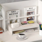 3-Drawer Reception Desk Reception Table Computer Writing Desk Working