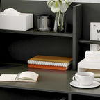 3-Drawer Reception Desk Reception Table Computer Writing Desk Working