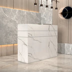 3-Drawer Reception Desk Reception Table Computer Writing Desk Working