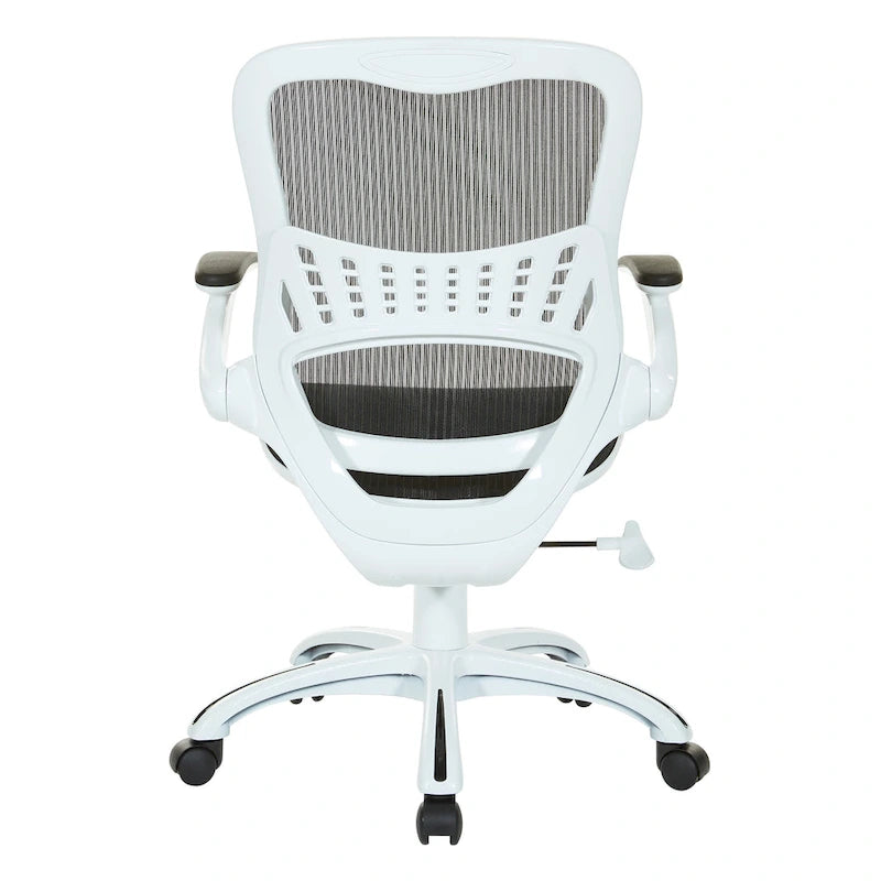 Riley Office Chair with White Mesh Seat and Back