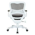 Riley Office Chair with White Mesh Seat and Back