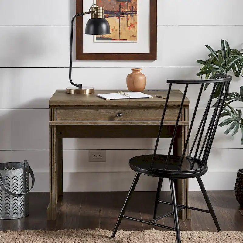 Hinesburg 35 in. Writing Desk with USB Charger by iNSPIRE Q Classic