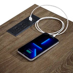 Hinesburg 35 in. Writing Desk with USB Charger by iNSPIRE Q Classic