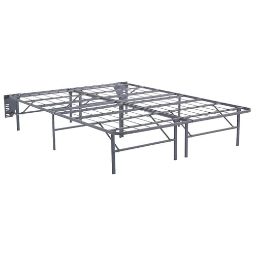 Better than a Boxspring Gray Queen Riser