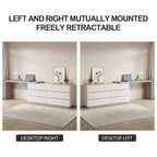 97.63 Modern Home Office Expandable Dresser Desk Combo with 6 Drawers