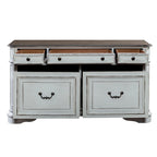Magnolia Manor Antique White Weathered Bark Credenza