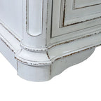 Magnolia Manor Antique White Weathered Bark Credenza