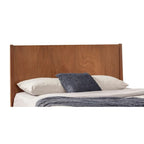 Alpine Furniture Dakota Wood Platform Bed in Acorn (Brown)
