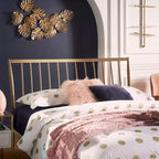 Parkcrest Gold Metal Bed by iNSPIRE Q Bold